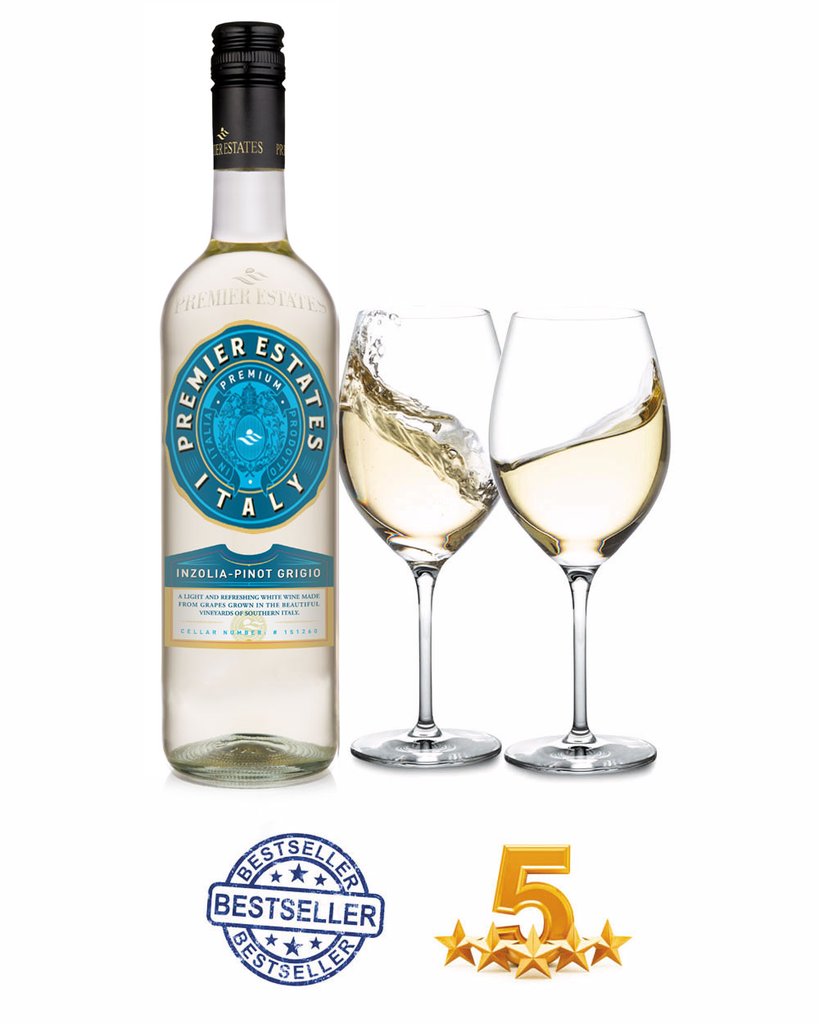 PREMIER ESTATES ITALIAN INZOLIA PINOT GRIGIO 6 X 75CL